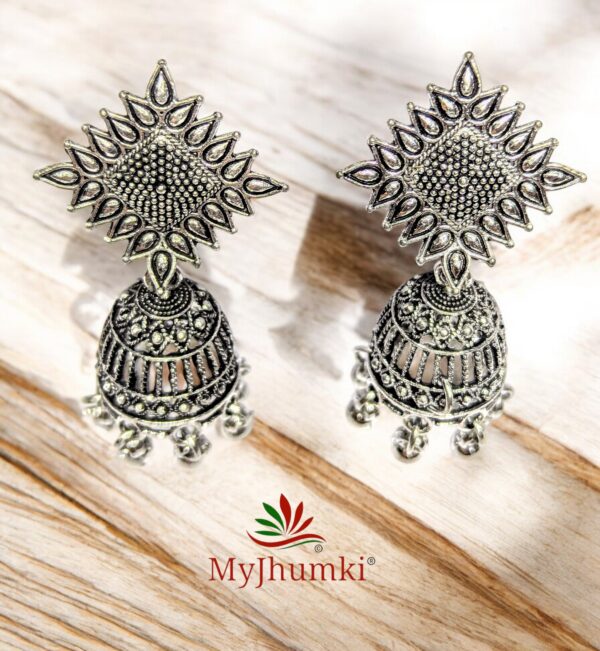 Oxidised Jhumka Earring For Women